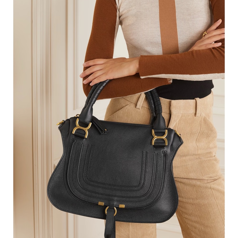 Chloe Marcie Handbag Medium Black